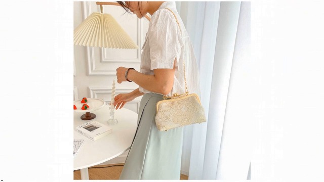 Amazon | [ルナリ] ハンドバッグ ショルダーバッグ 2way がま口